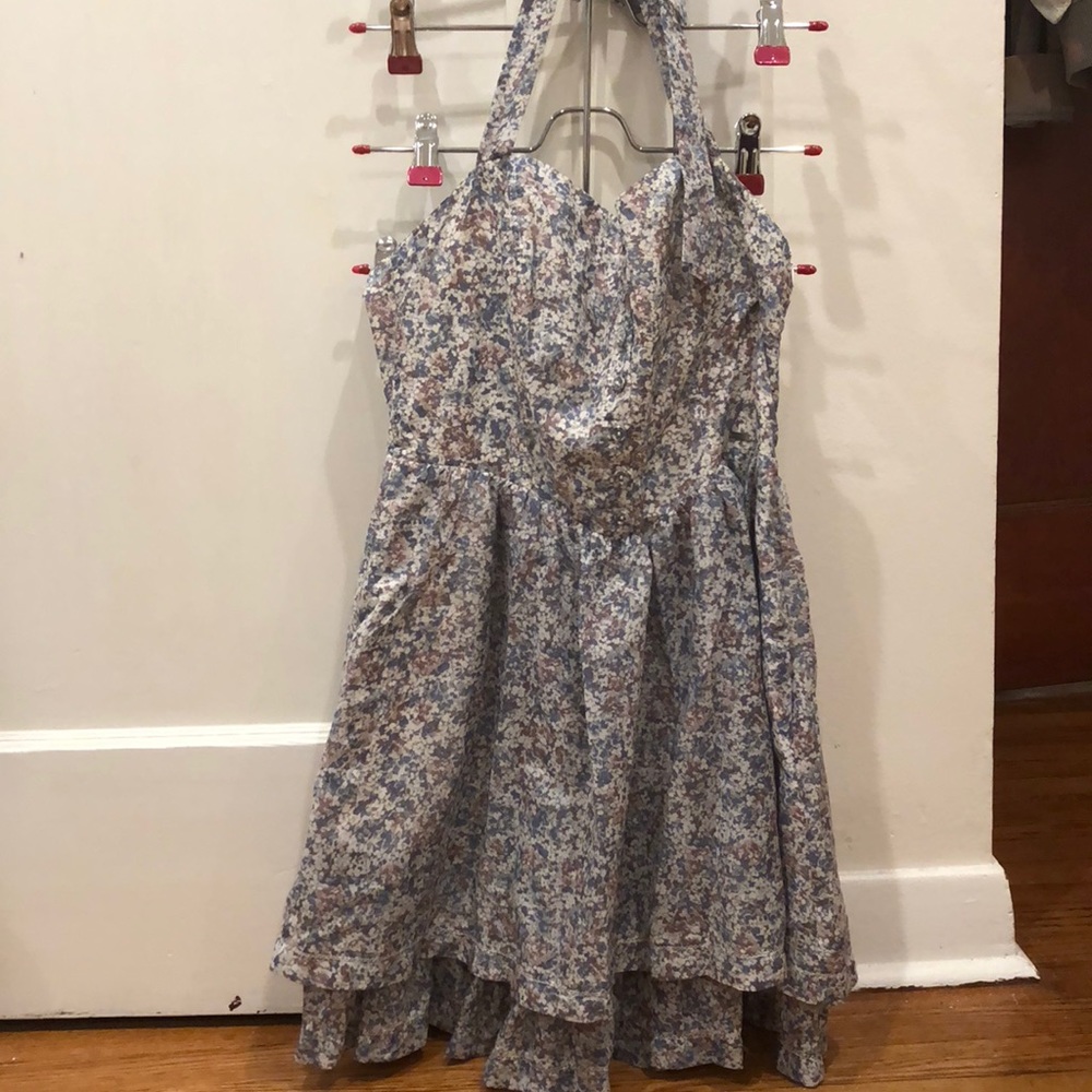 Floral blue/purple dress from Guess